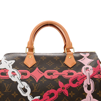 Louis Vuitton Monogram Bay Speedy 30 Rose Ballerine Poppy 5 of 10
