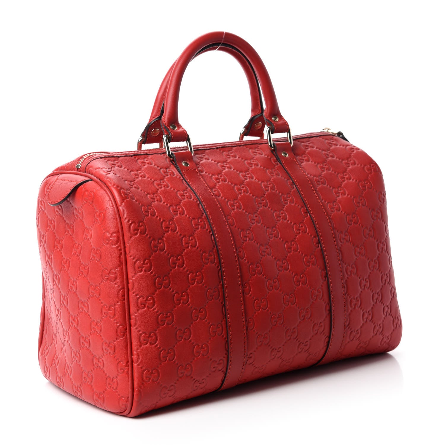 Gucci Guccissima Vitello Tender Medium Joy Boston Sporting Red 3 of 10