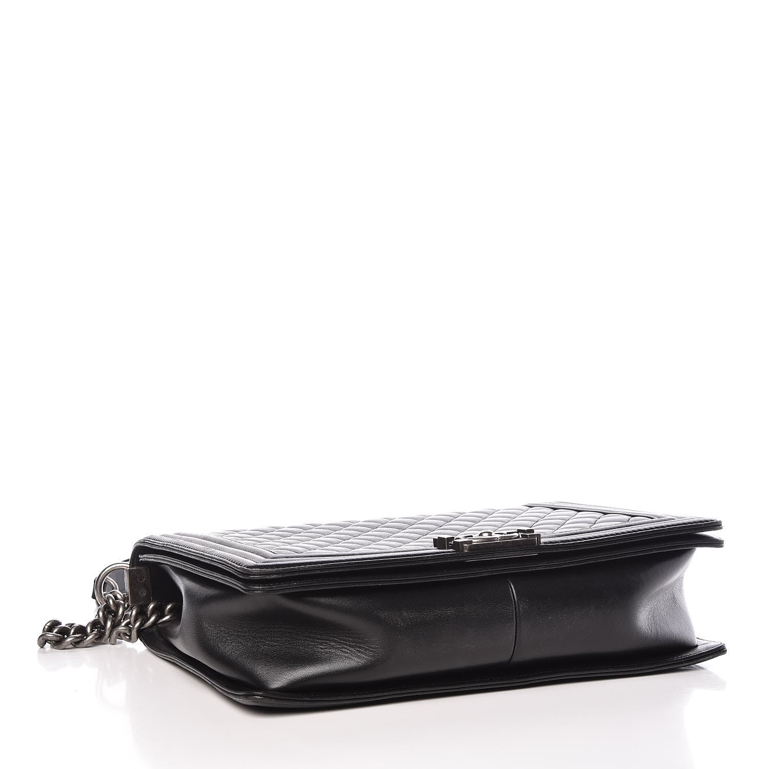 Chanel Lambskin Quilted Large Boy Flap Black 4 of 16