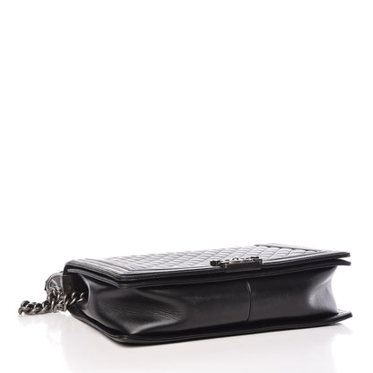 Chanel Lambskin Quilted Large Boy Flap Black 4 of 16