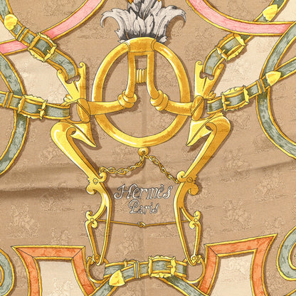 Hermes Silk L'Instruction Du Roy Scarf 90 2 of 4