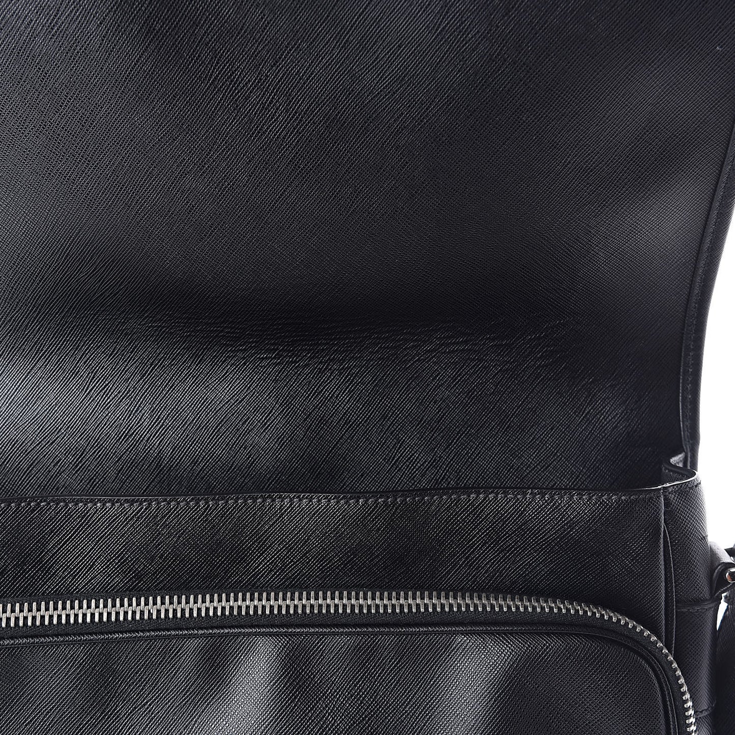 Saffiano Messenger Satchel Black