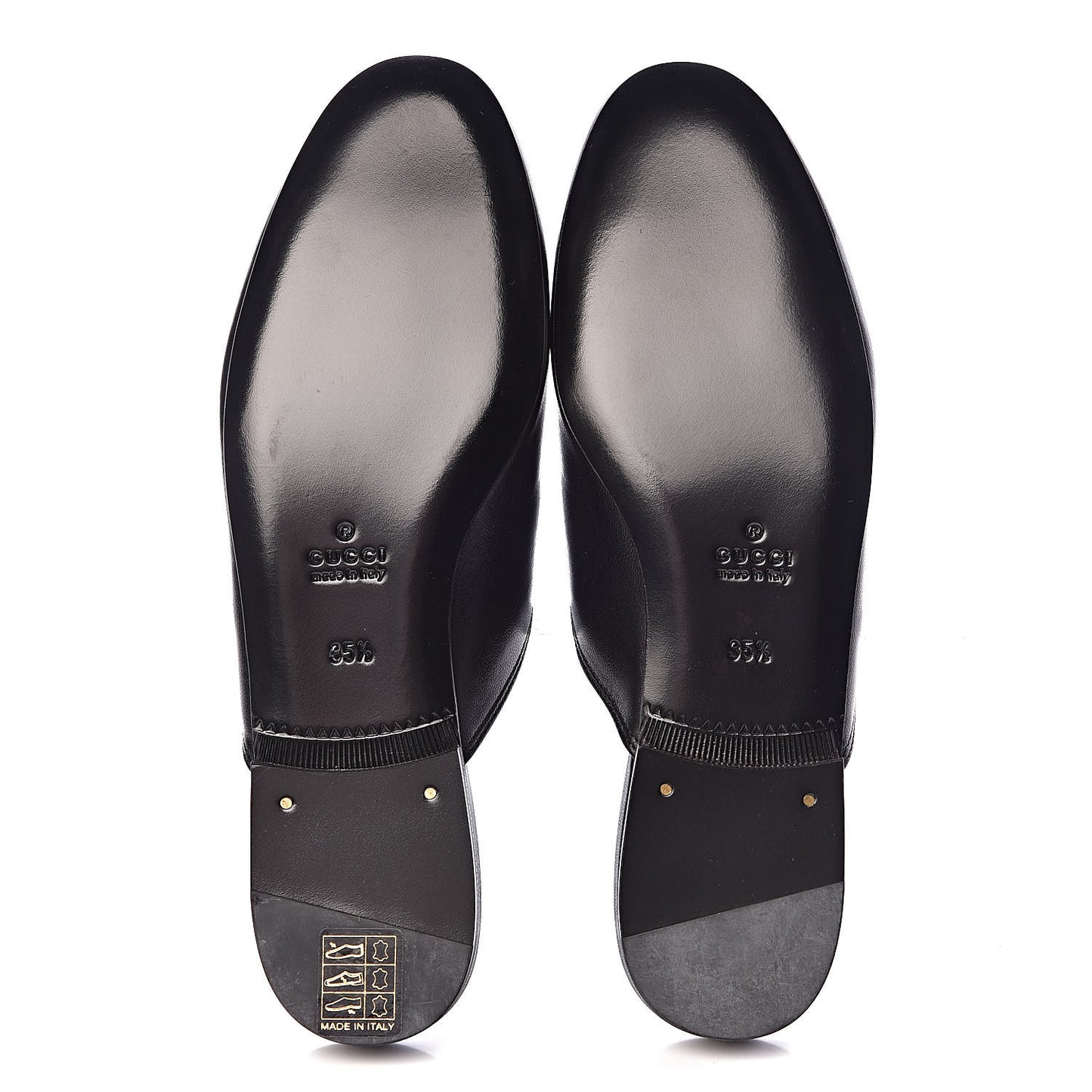 Malaga Kid Crystal Embroidered Womens Princetown Slippers 35.5 Black
