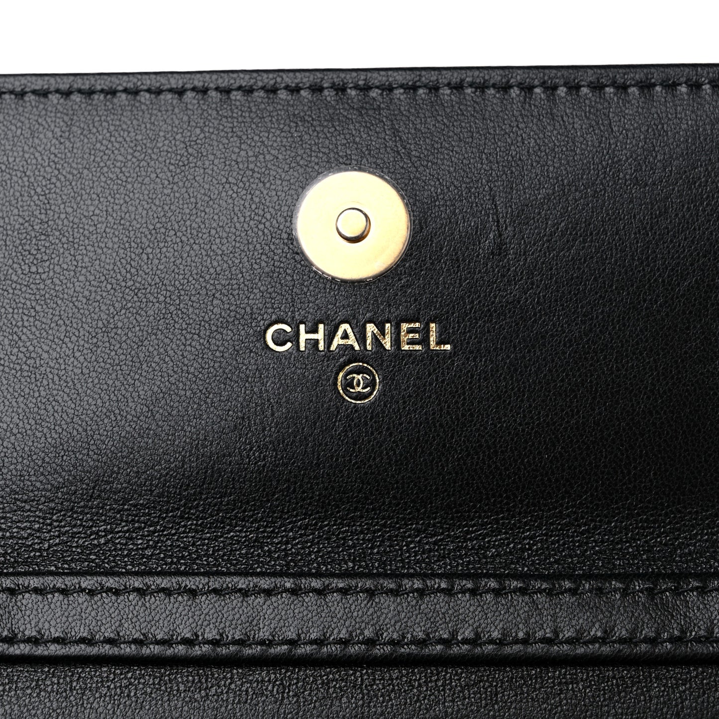 Lambskin Quilted Chanel 19 Clutch With Chain Black