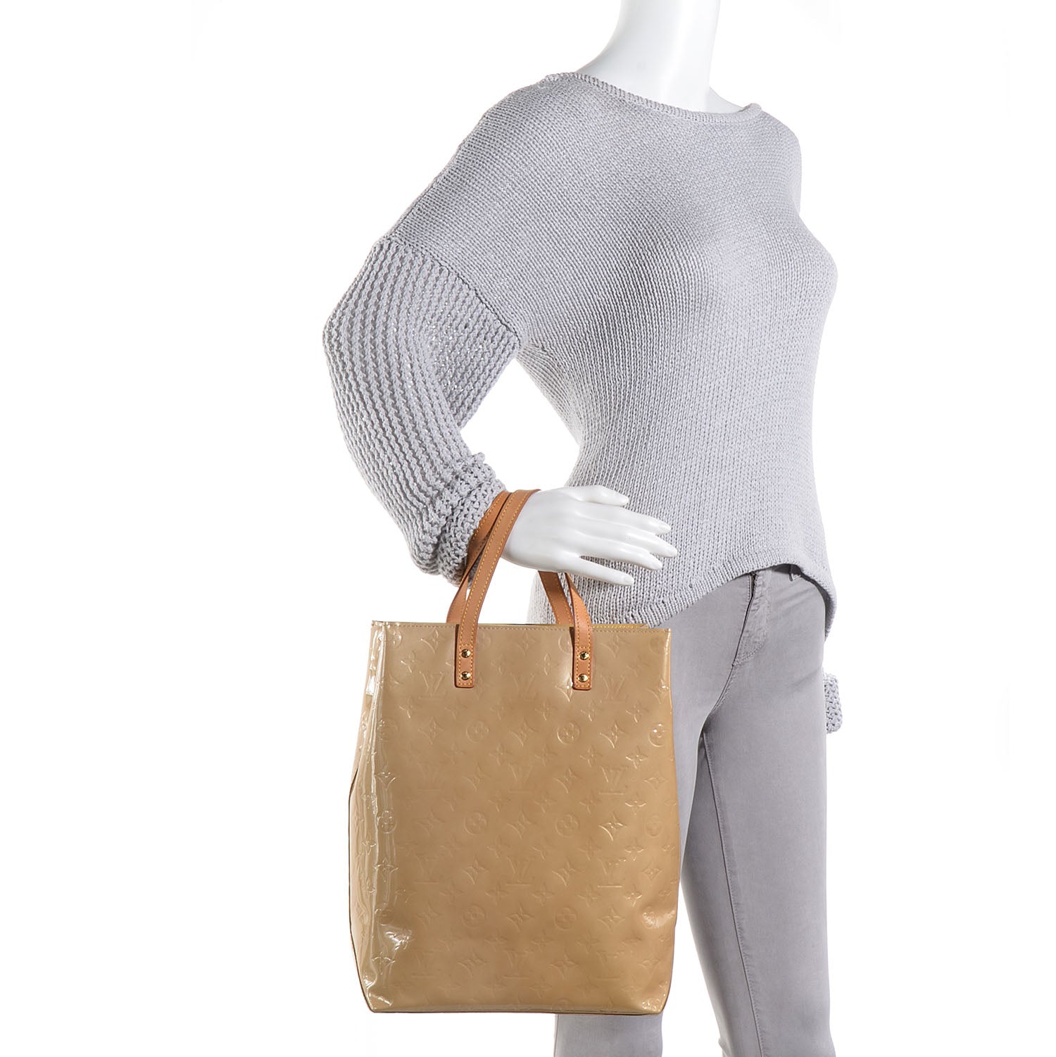 Louis Vuitton Vernis Reade MM Beige 2 of 7