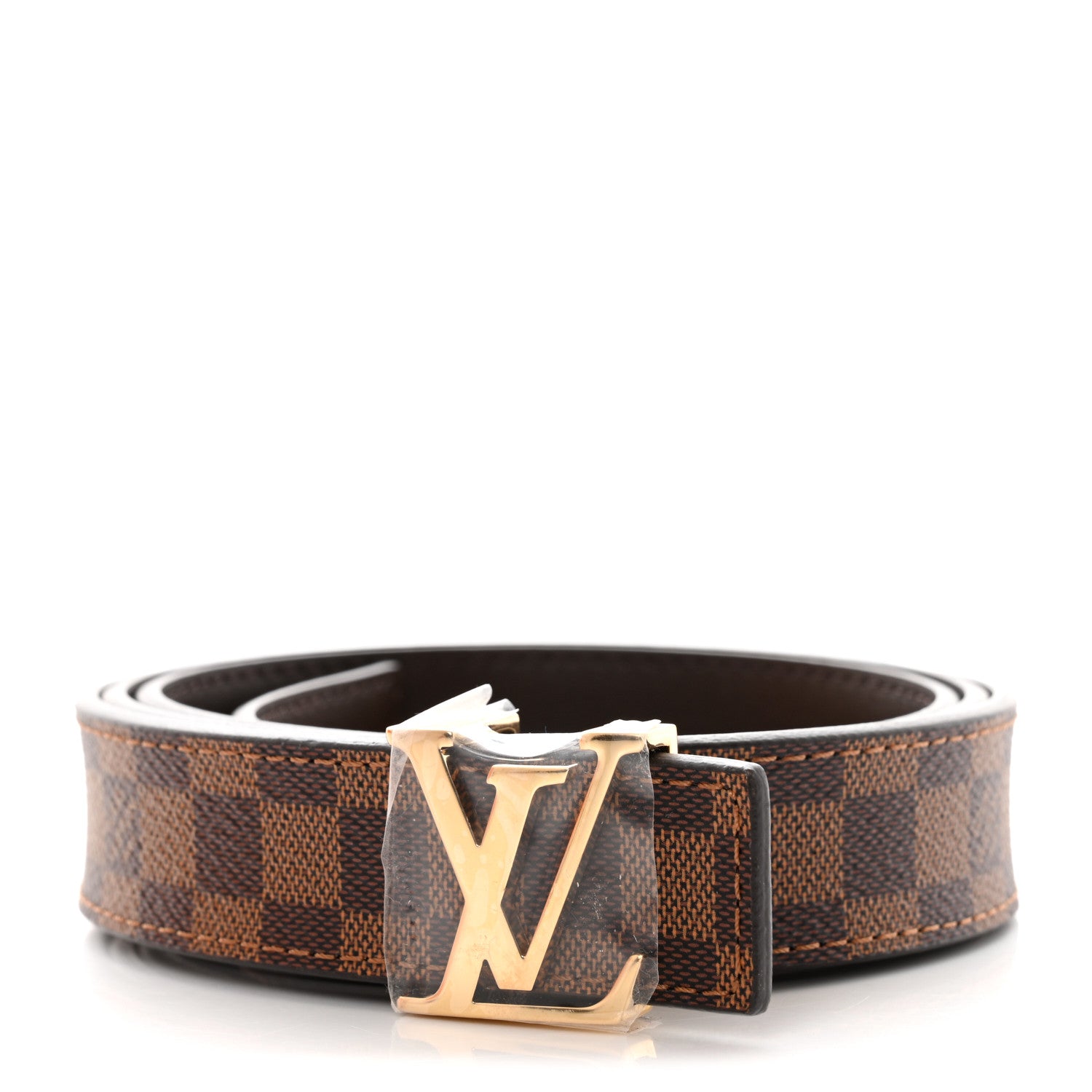 Louis Vuitton Mini Damier Ebene 25mm LV Initiales Belt 90 36 1 of 8