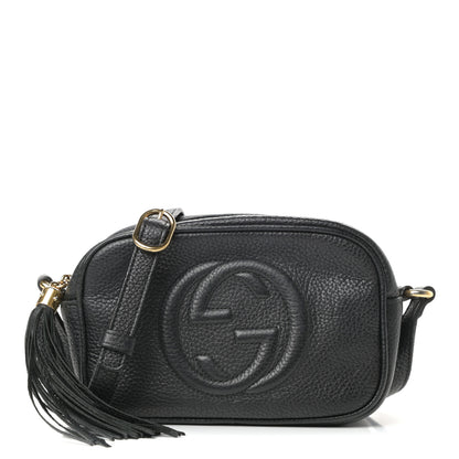 Gucci Pebbled Calfskin Mini Soho Disco Bag Black 1 of 10