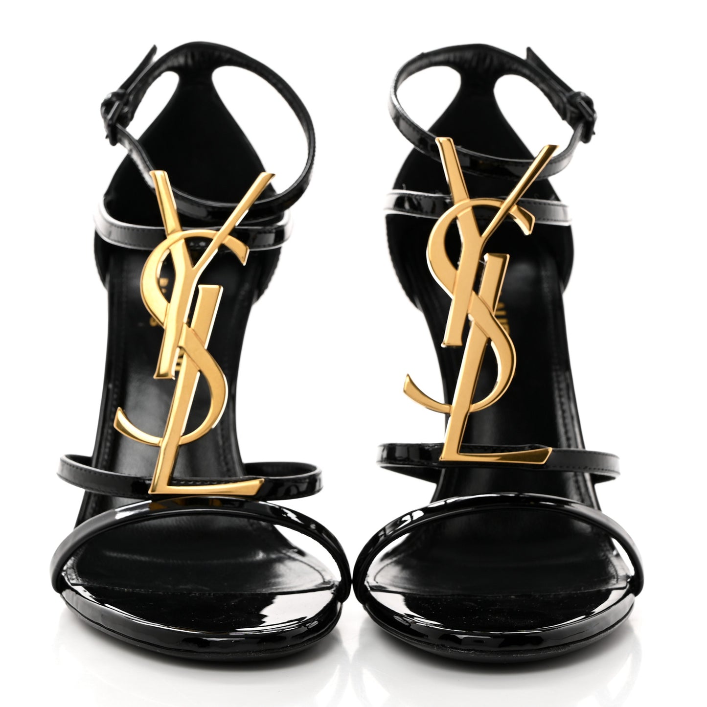 Patent Cassandra 100 Ankle Strap Sandals 35 Black