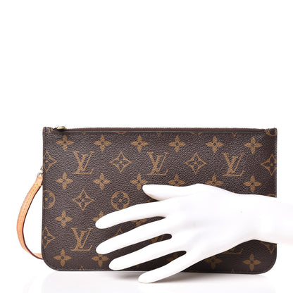 Louis Vuitton Monogram Neverfull MM GM Pochette 2 of 8