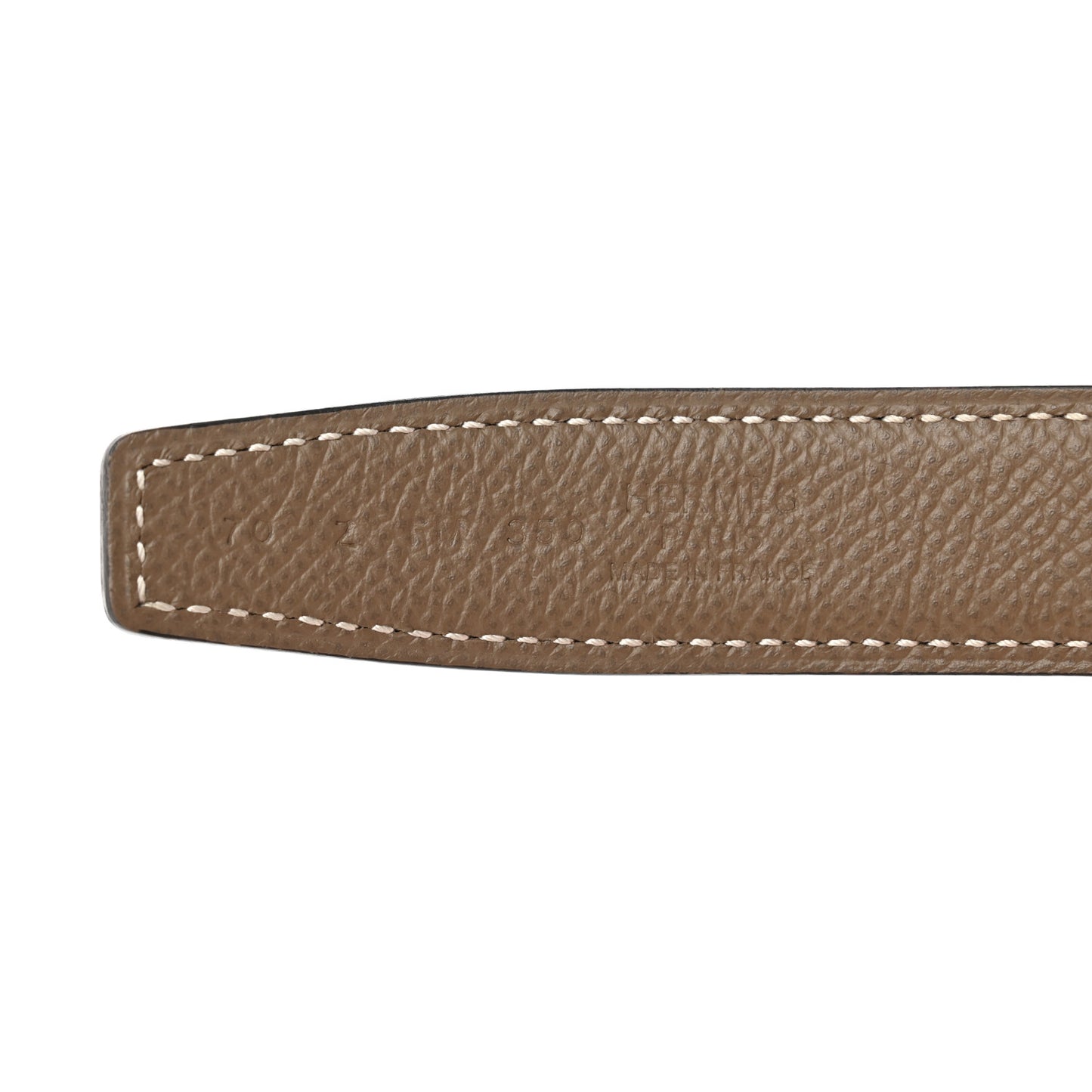 Swift Epsom 24mm Mini Martelee Constance Belt 70 Etoupe Black