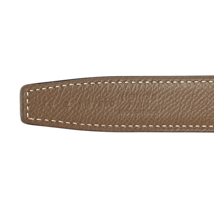 Hermes Swift Epsom 24mm Mini Martelee Constance Belt 70 Etoupe Black 5 of 6