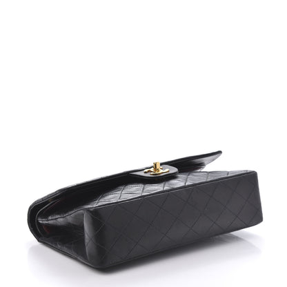 Chanel Lambskin Quilted Medium Double Flap Black 7 of 13