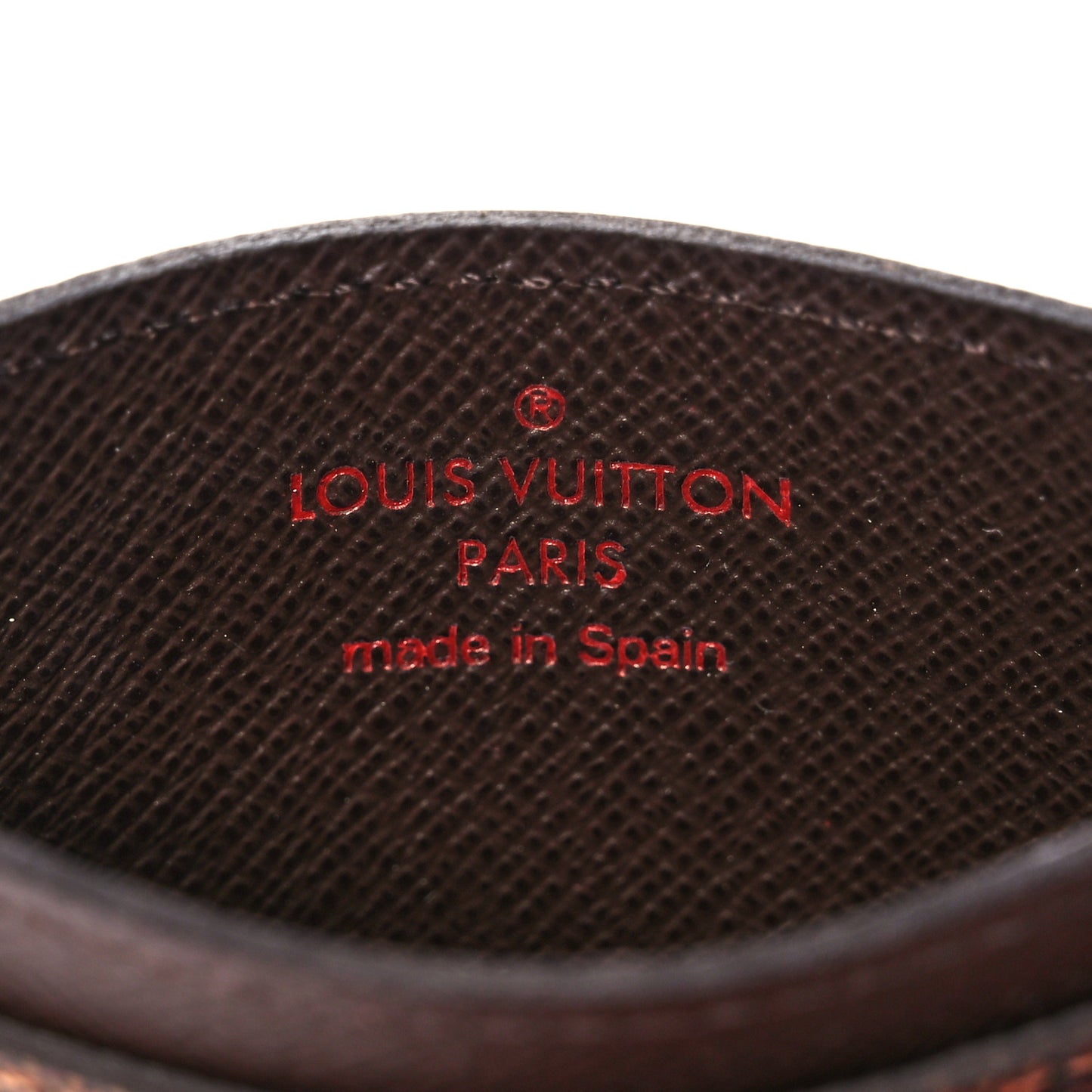 Damier Ebene Card Holder