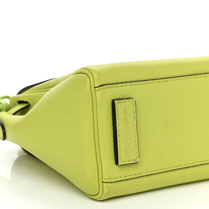 Versace Calfskin Medusa Small Top Handle Handbag Lime 5 of 12
