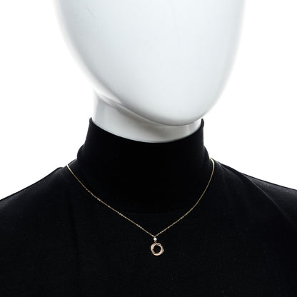 Cartier 18K Pink Yellow White Gold Diamond Trinity Pendant Necklace 2 of 7