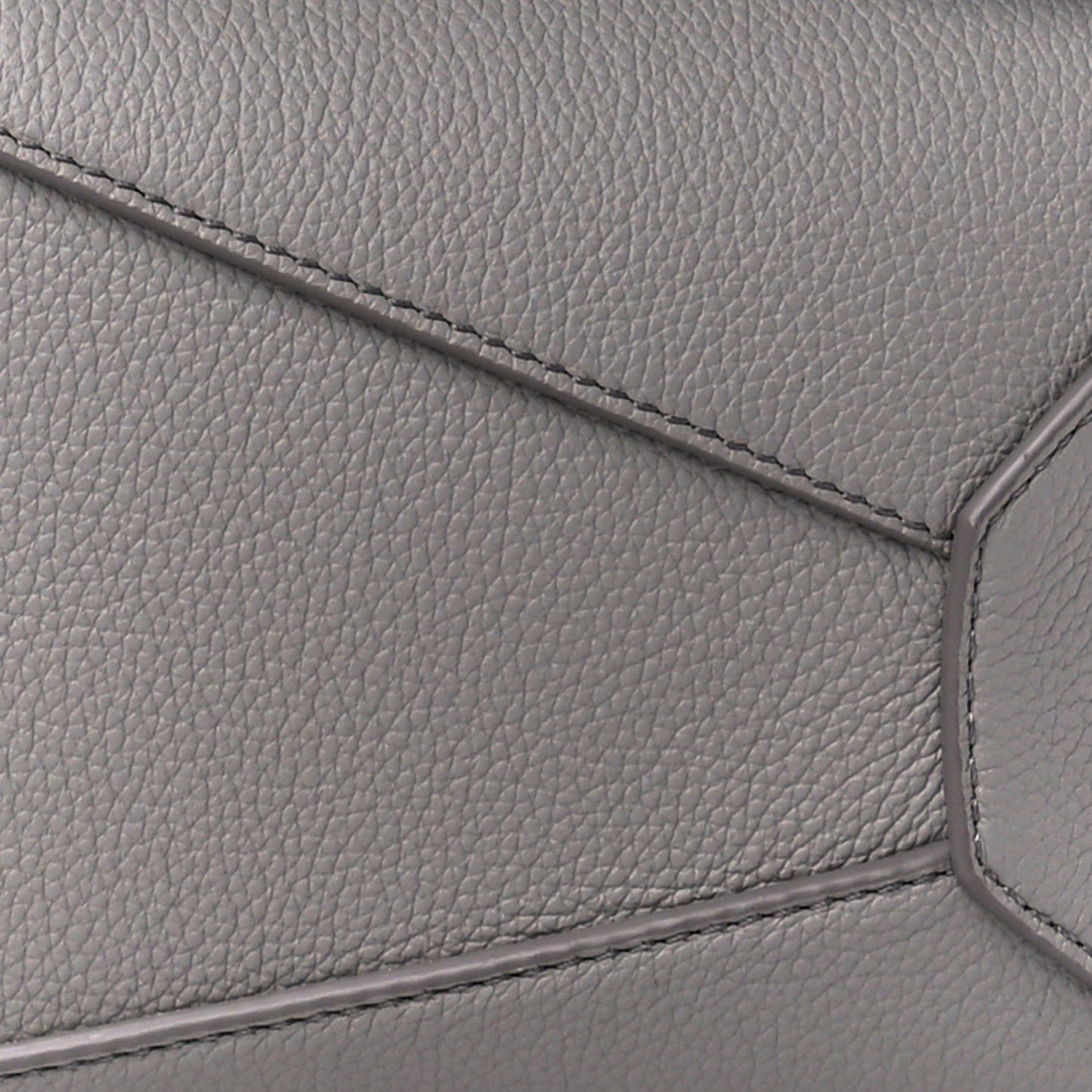 Soft Grained Calfskin Small Puzzle Edge Bag Pearl Grey