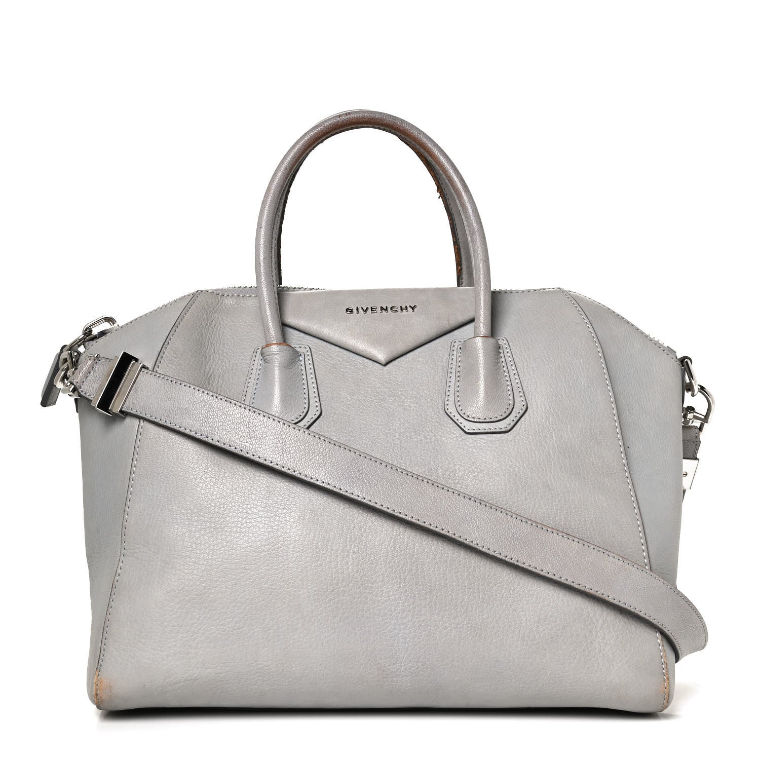 Givenchy Sugar Goatskin Medium Antigona Pearl Grey 1 of 21