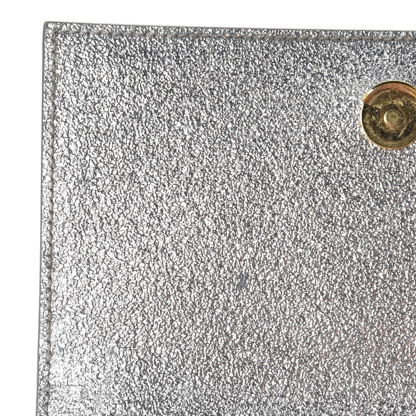 Metallic Calfskin Small Classic Monogram Kate Satchel Pale Gold