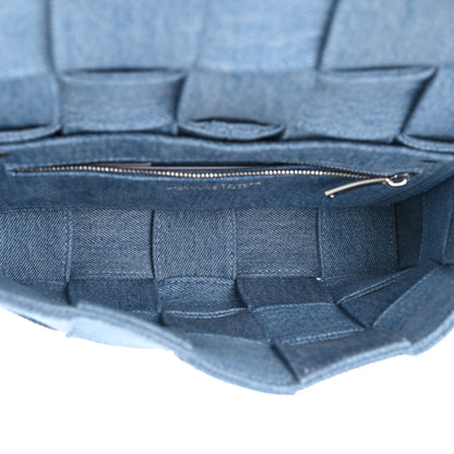 Bottega Veneta Denim Maxi Intrecciato Cassette Crossbody Bag Washed Indigo 4 of 9