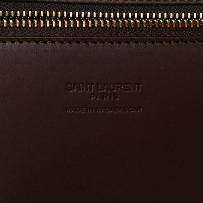 Saint Laurent Raffia Calfskin Medium Panier Tote 6 of 9