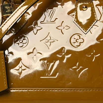 Louis Vuitton Vernis Alma BB Vert Olive 7 of 10
