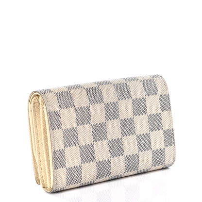 Louis Vuitton Damier Azur Port Monnaie Billets Tresor Wallet 2 of 10