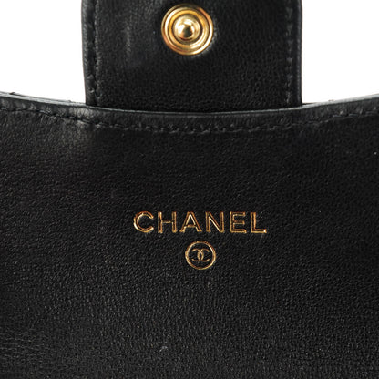 Chanel Aged Calfskin Quilted Reissue Flap Card Holder Black 6 of 8