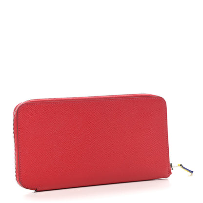 Hermes Epsom Silk'In Wallet Bougainvillea 3 of 10