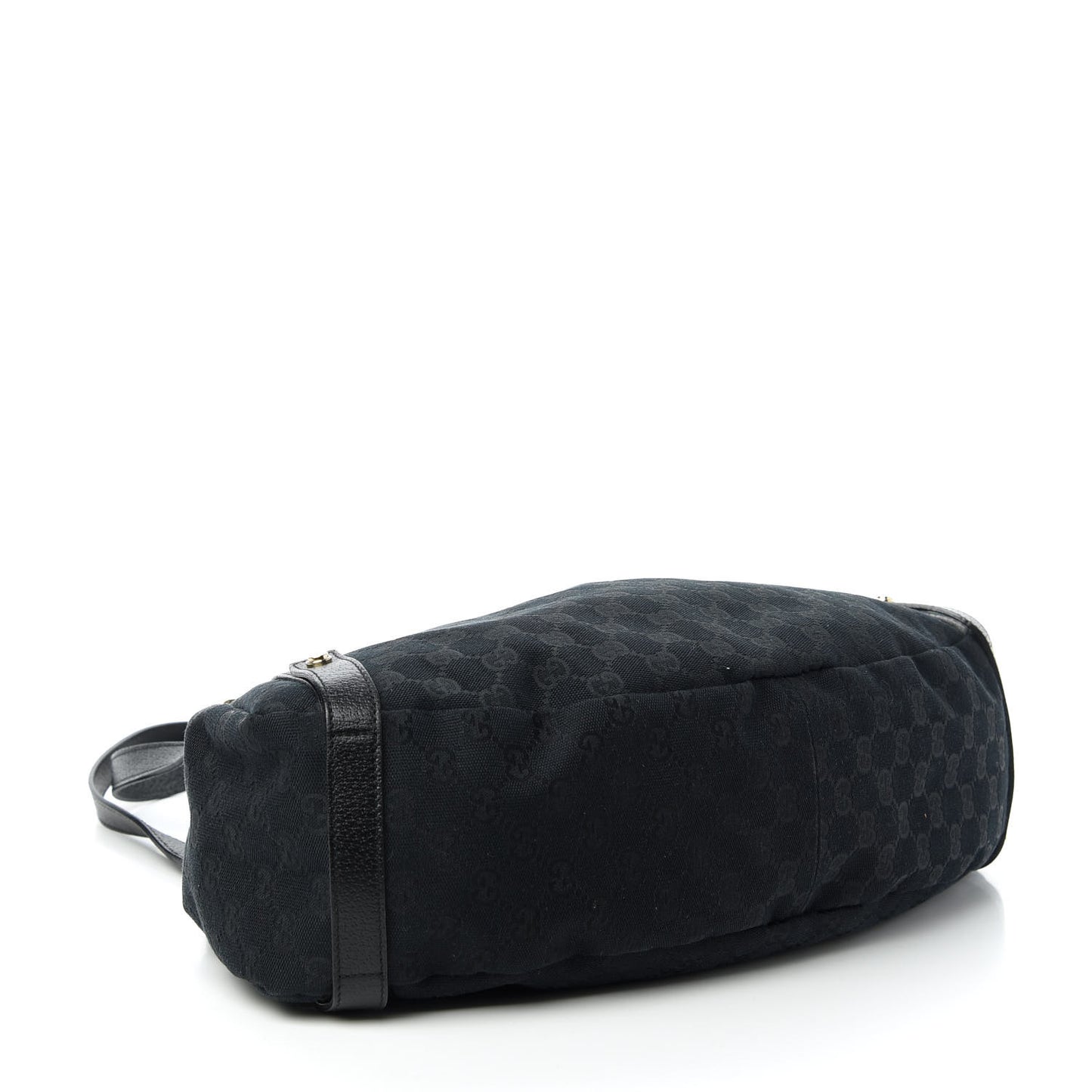 Monogram Medium Abbey Shoulder Bag Black