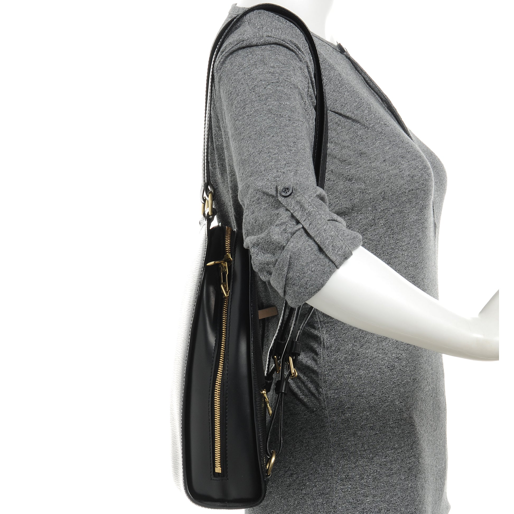 Louis Vuitton Epi Mabillon Backpack Black 2 of 6