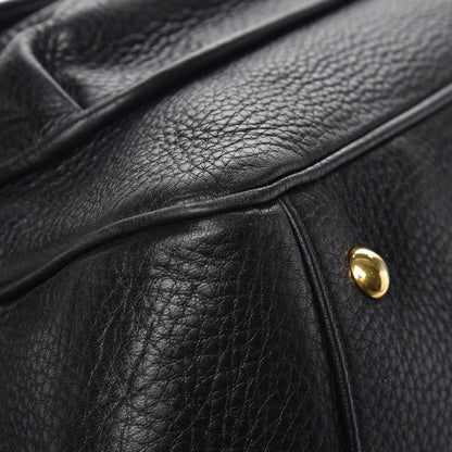 Gucci Pebbled Calfskin Medium 1973 Top Handle Satchel Black 13 of 19