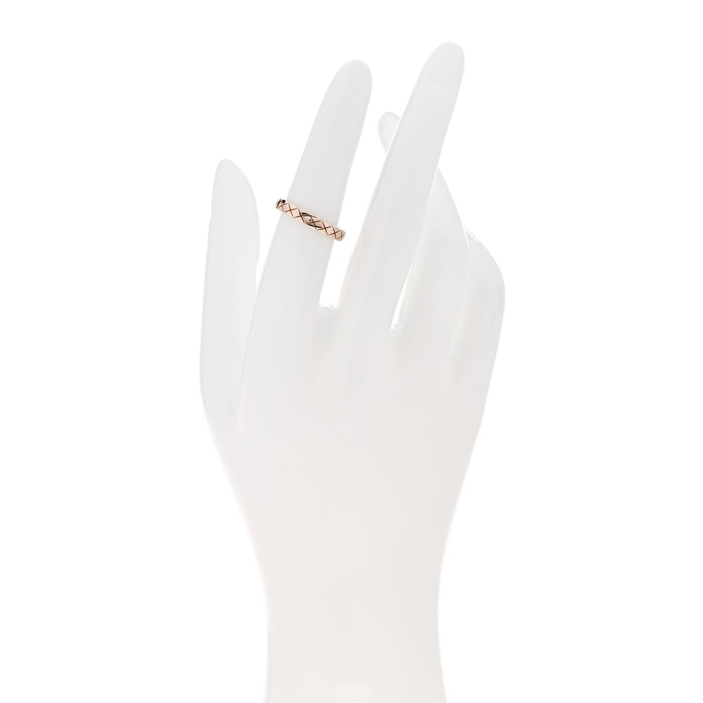 18K Beige Gold Mini Coco Crush Ring 51 5.75