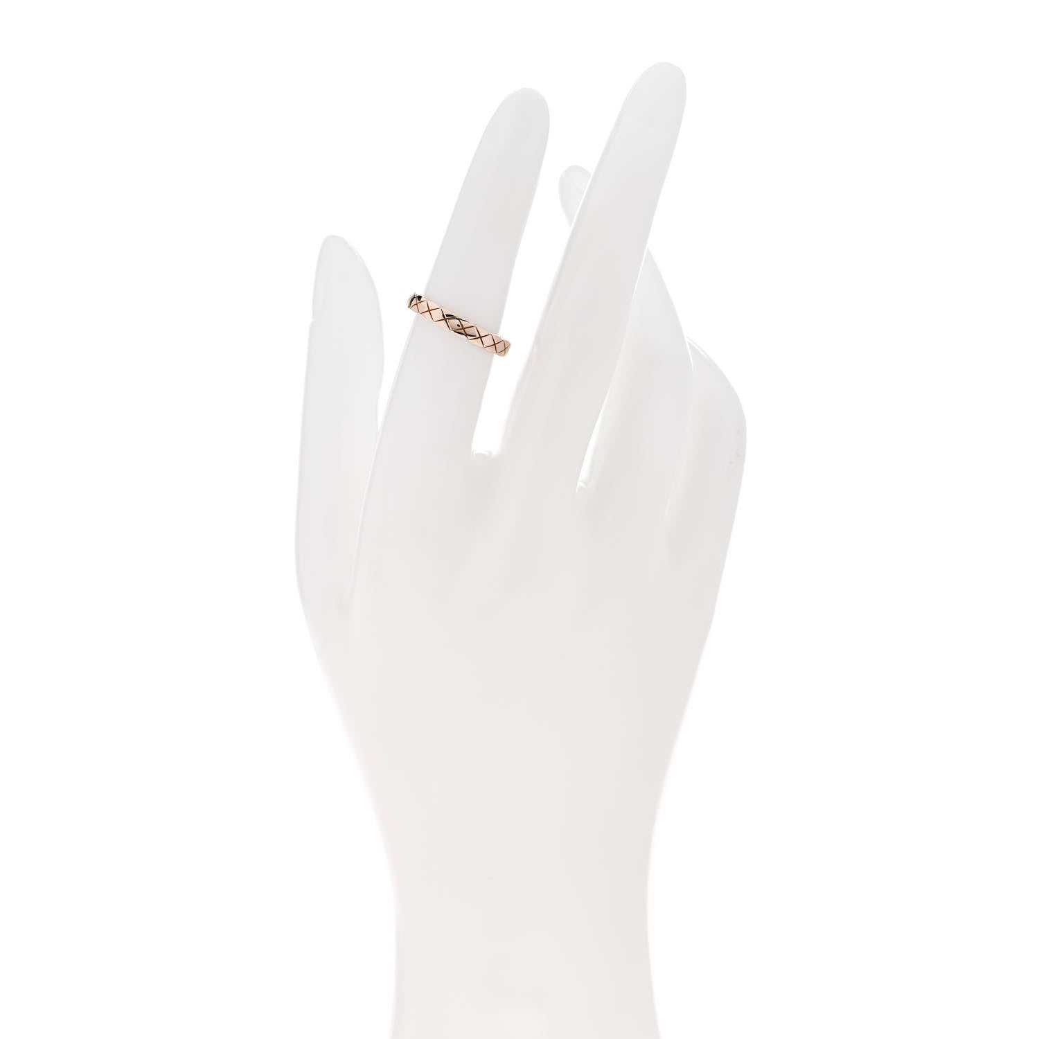 Chanel 18K Beige Gold Mini Coco Crush Ring 51 5.75 2 of 4