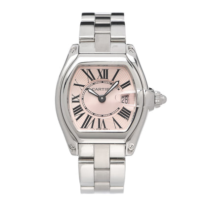 Cartier Stainless Steel 31mm Roadster Quartz Watch Pink 1 of 5