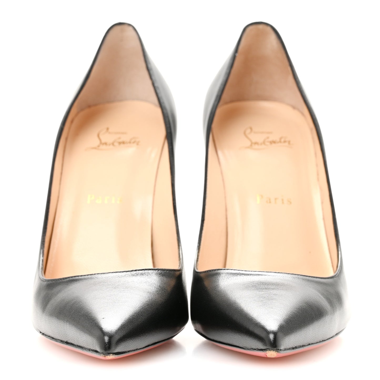 Shiny Nappa Decollete 554 100 Pumps 40.5 Black