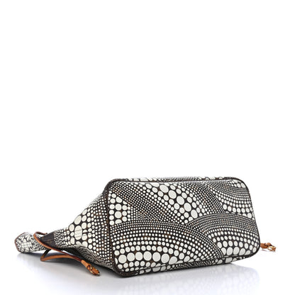 Louis Vuitton Monogram Kusama Waves Neverfull MM White 3 of 4