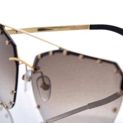 Louis Vuitton The Party Gradient Sunglasses Z0984E Brown 6 of 9