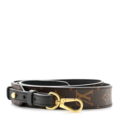 Louis Vuitton Monogram Bandouliere Shoulder Strap XL Black 1 of 5