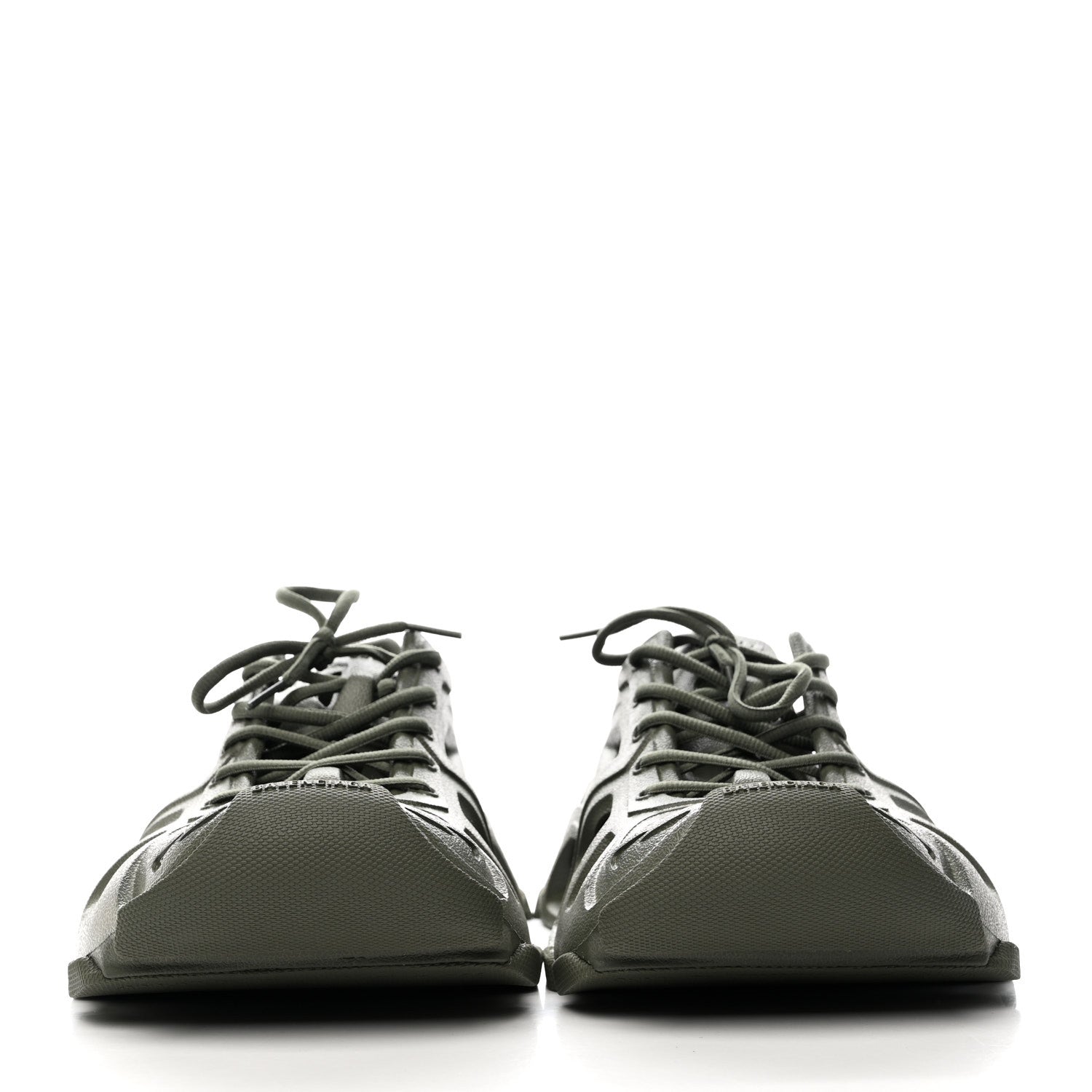 Balenciaga EVA Molded Mens HD Low Top Sneakers 43 Khaki 3 of 10