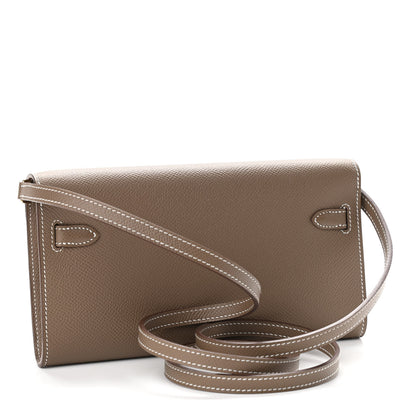 Hermes Epsom Kelly Wallet To Go Etoupe 3 of 11