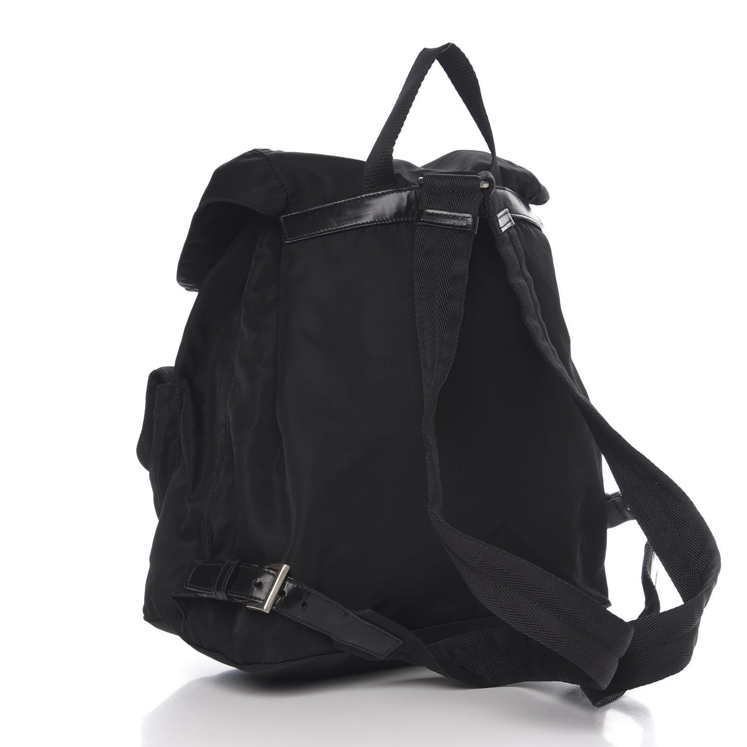 Prada Nylon Vela Medium Backpack Black 2 of 10
