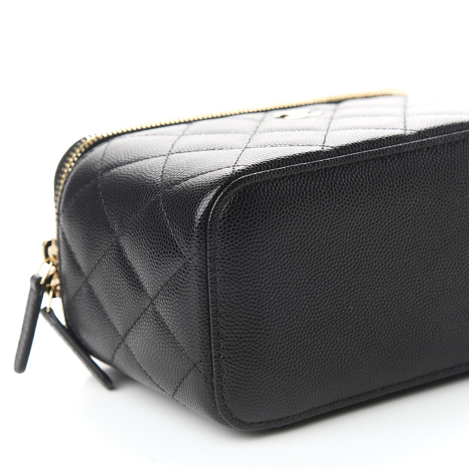Chanel Caviar Quilted Small Vanity Case With Chain Black 5 of 10