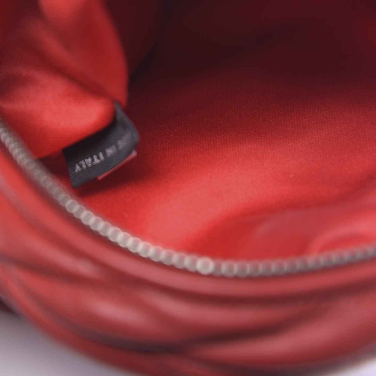 Nappa Matelasse Lux Mini Backpack Rosso