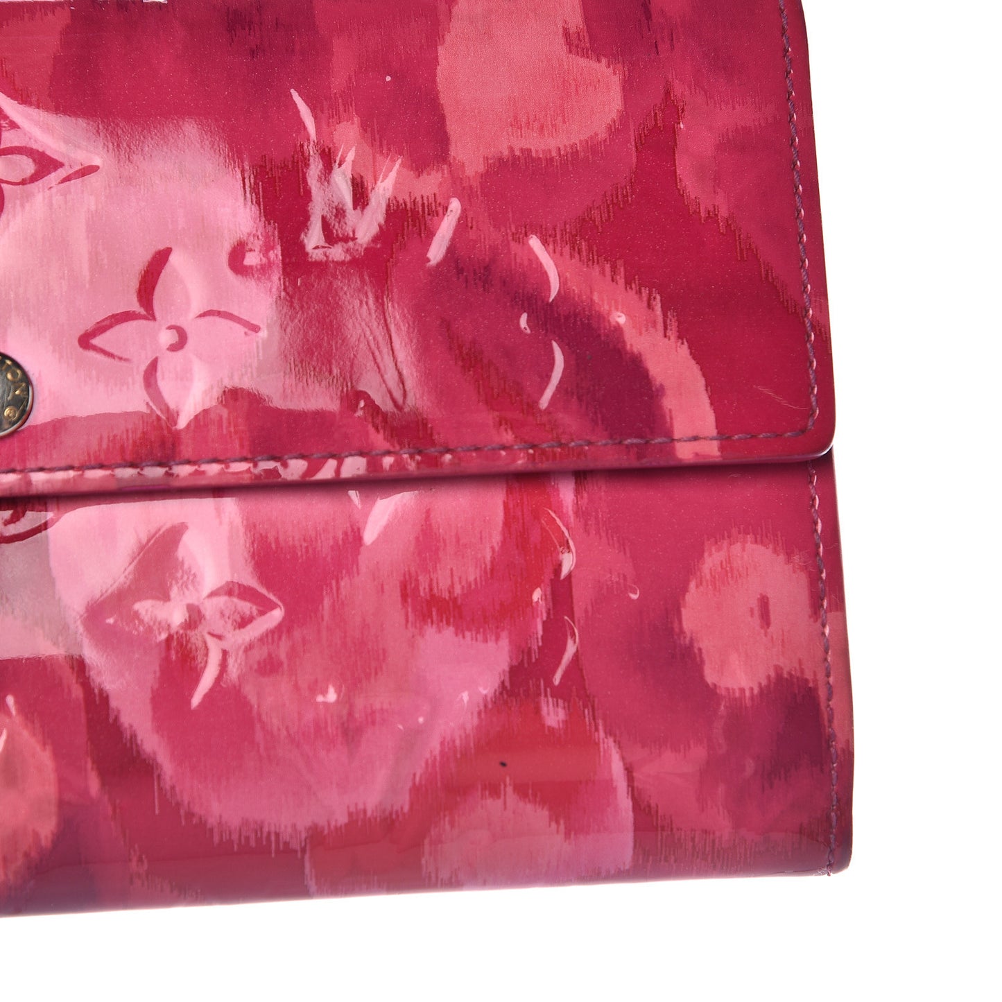 Vernis Ikat Sarah Wallet Rose Indien