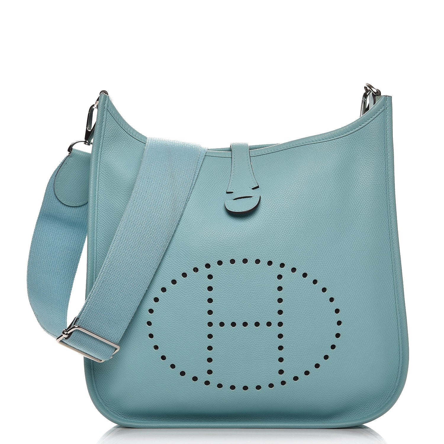 Hermes Epsom Evelyne III PM Bleu Atoll 1 of 10