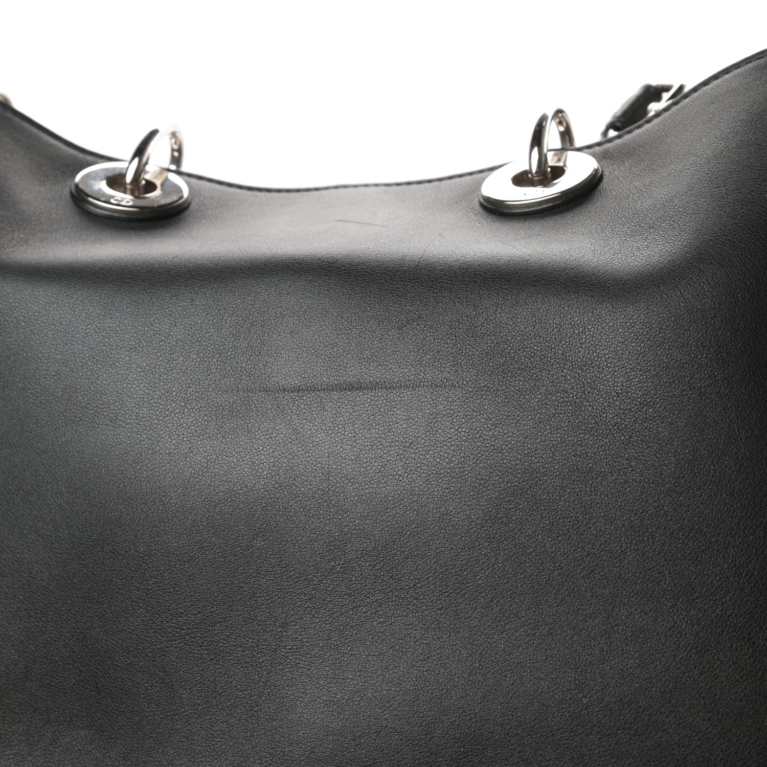 Christian Dior Smooth Calfskin Large Diorissimo Tote Black Rose Poudre 14 of 14