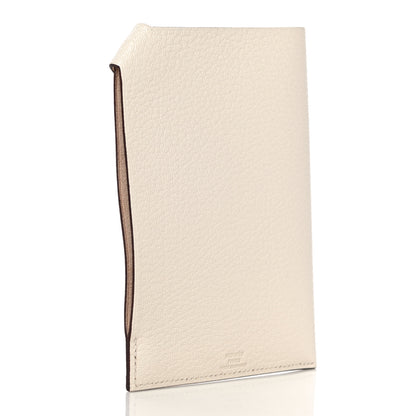 Hermes Chevre Mysore Tarmac PM Passport Holder Nata 3 of 11