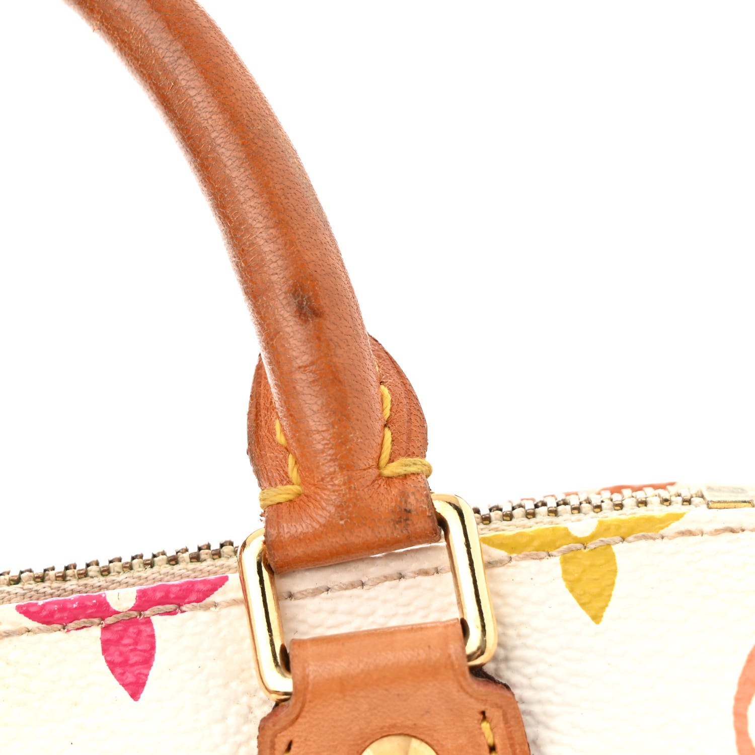 Louis Vuitton Monogram Multicolor Mini Sac HL Speedy White 10 of 14