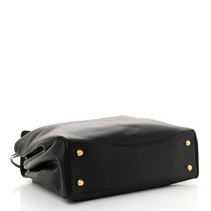 Balenciaga Smooth Calfskin Large Rodeo Top Handle Handbag Black 4 of 11