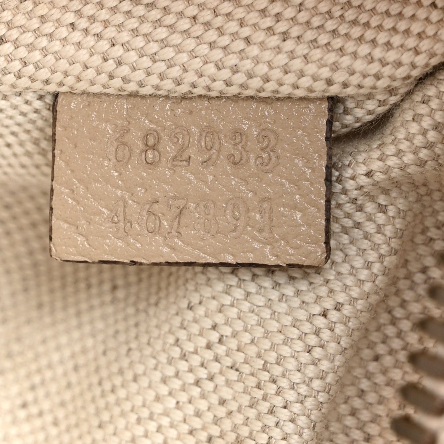 Gucci GG Supreme Monogram Textured Calfskin Web Retro Interlocking G Belt Bag Beige Mystic White Oatmeal 7 of 10